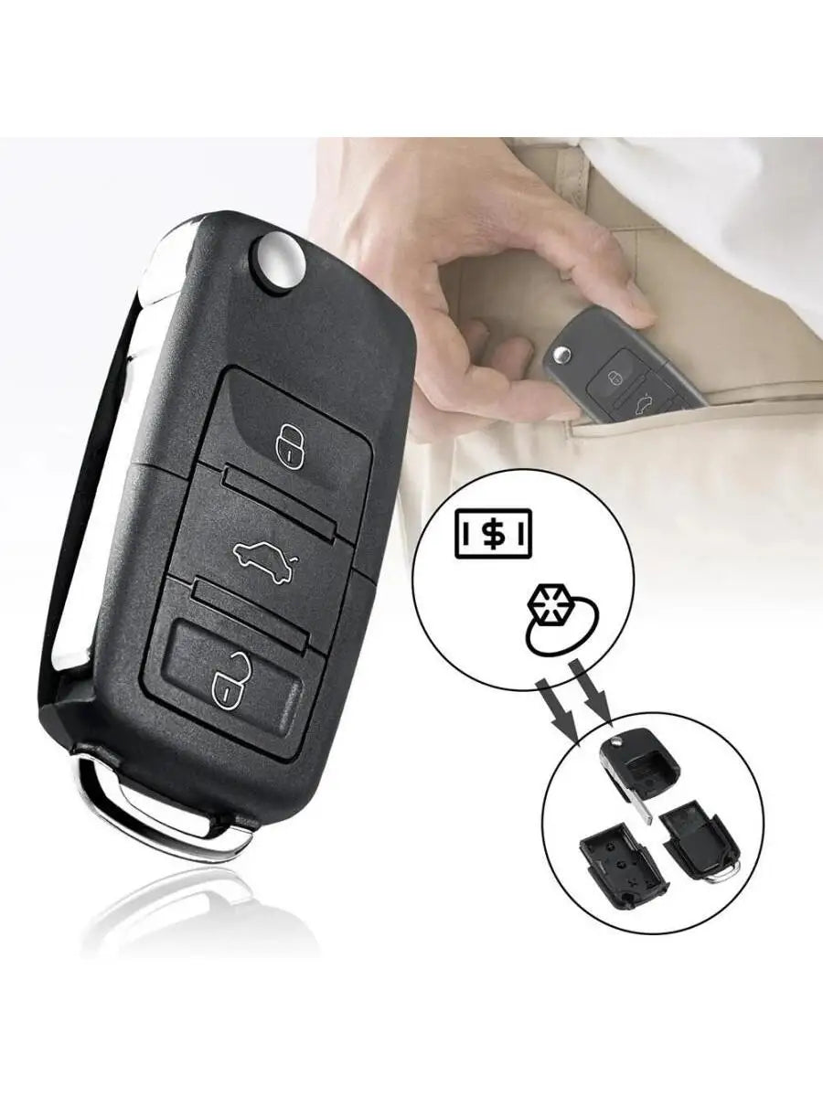 Llave de Auto con Compartimiento Secreto
