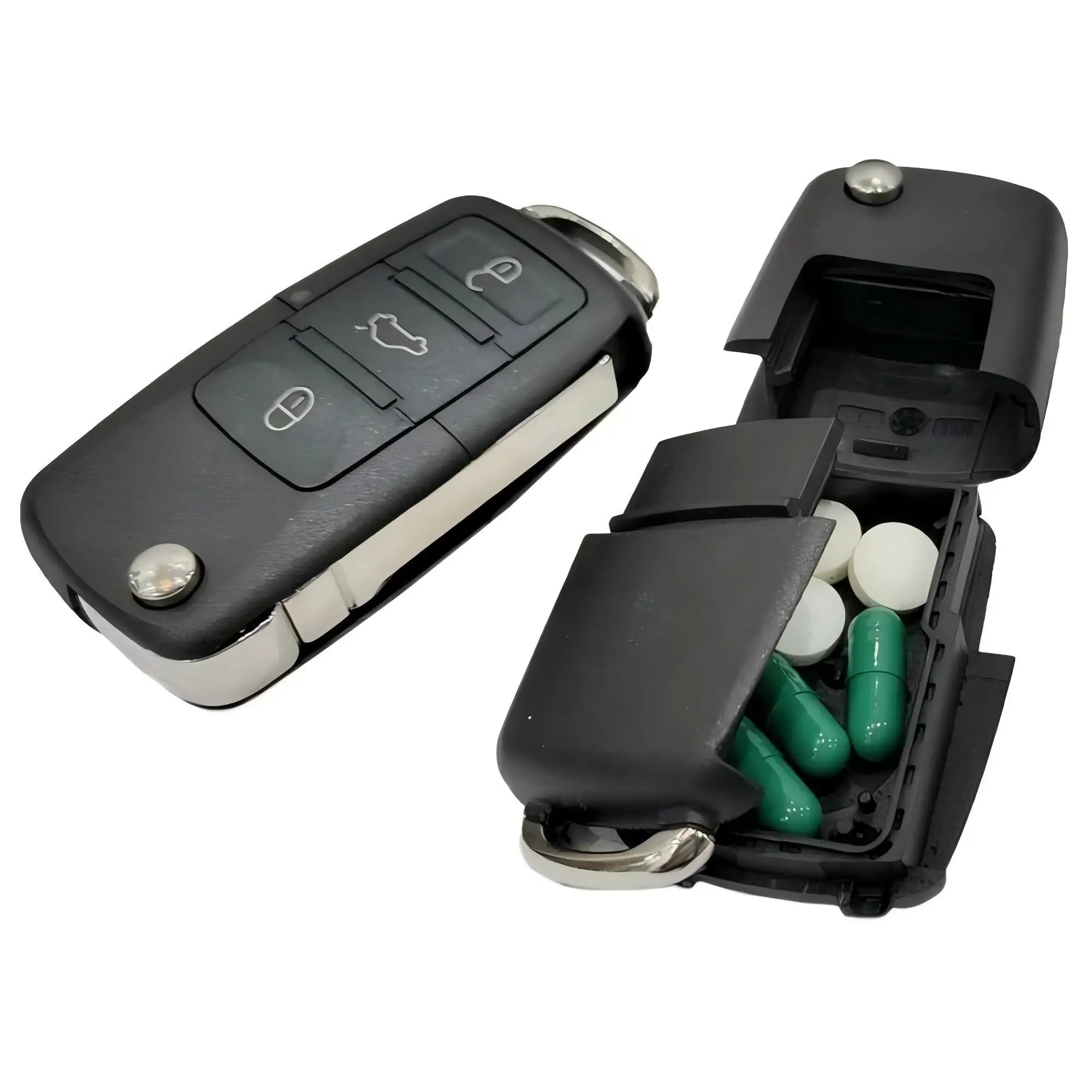 Llave de Auto con Compartimiento Secreto