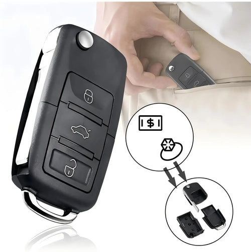 Llave de Auto con Compartimiento Secreto